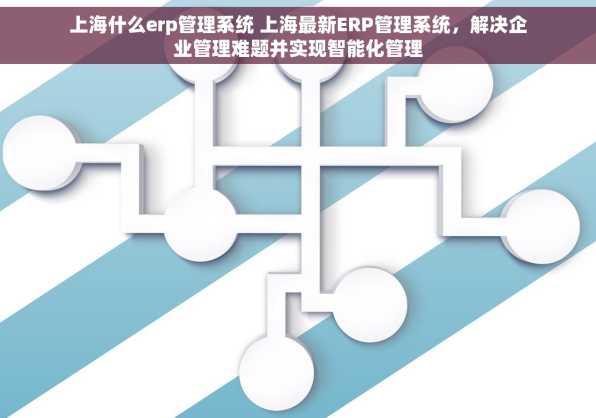 上海什么erp管理系统 上海最新ERP管理系统，解决企业管理难题并实现智能化管理
