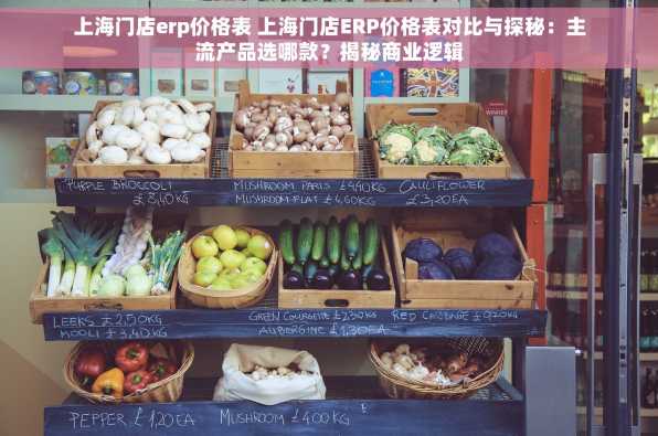 上海门店erp价格表 上海门店ERP价格表对比与探秘：主流产品选哪款？揭秘商业逻辑