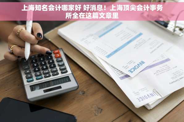 上海知名会计哪家好 好消息！上海顶尖会计事务所全在这篇文章里