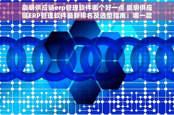 崇明供应链erp管理软件哪个好一点 崇明供应链ERP管理软件最新排名及选型指南：哪一款更热门更适合您