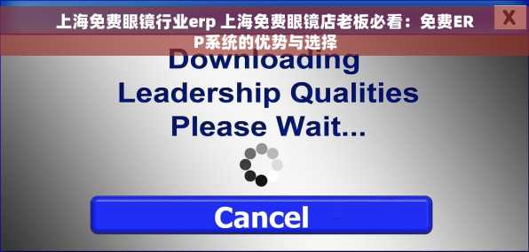 上海免费眼镜行业erp 上海免费眼镜店老板必看：免费ERP系统的优势与选择