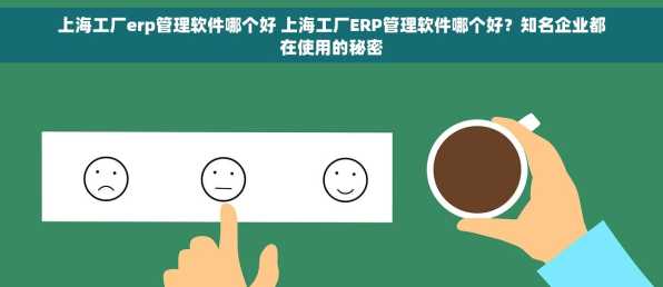 上海工厂erp管理软件哪个好 上海工厂ERP管理软件哪个好？知名企业都在使用的秘密
