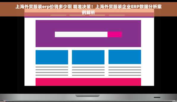 上海外贸服装erp价钱多少啊 精准决策！上海外贸服装企业ERP数据分析案例解析