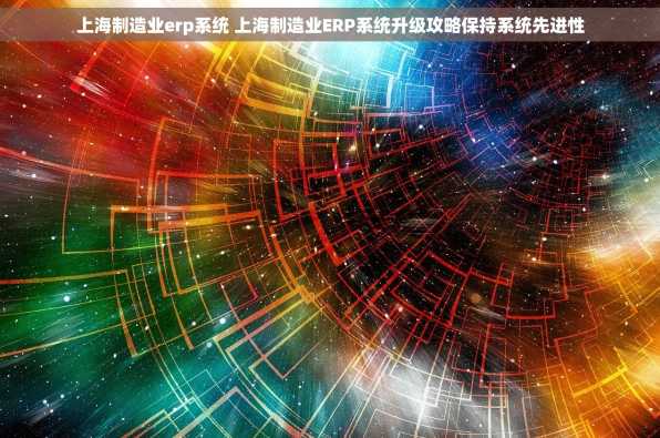 上海制造业erp系统 上海制造业ERP系统升级攻略保持系统先进性
