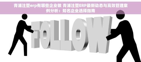 青浦注塑erp有哪些企业做 青浦注塑ERP最新动态与高效管理案例分析：知名企业选择指南