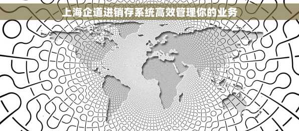 上海企道进销存系统高效管理你的业务