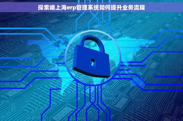 探索峨上海erp管理系统如何提升业务流程
