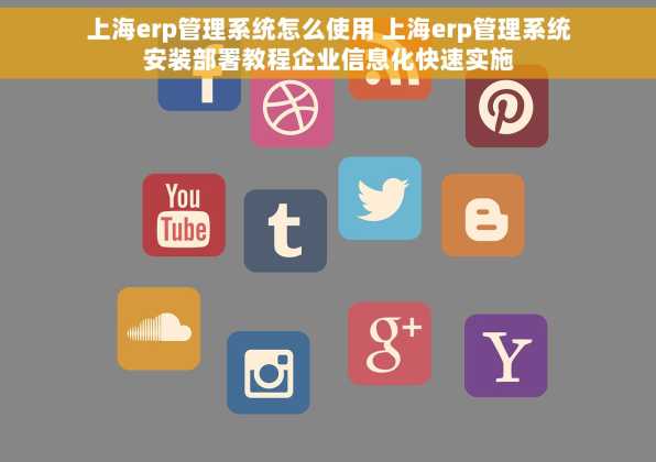 上海erp管理系统怎么使用 上海erp管理系统安装部署教程企业信息化快速实施