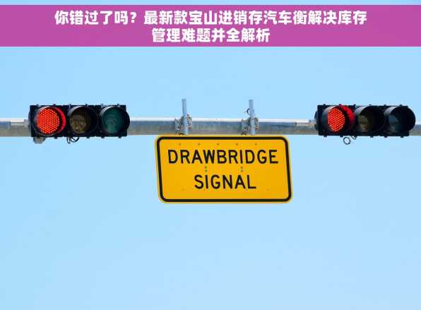 你错过了吗？最新款宝山进销存汽车衡解决库存管理难题并全解析