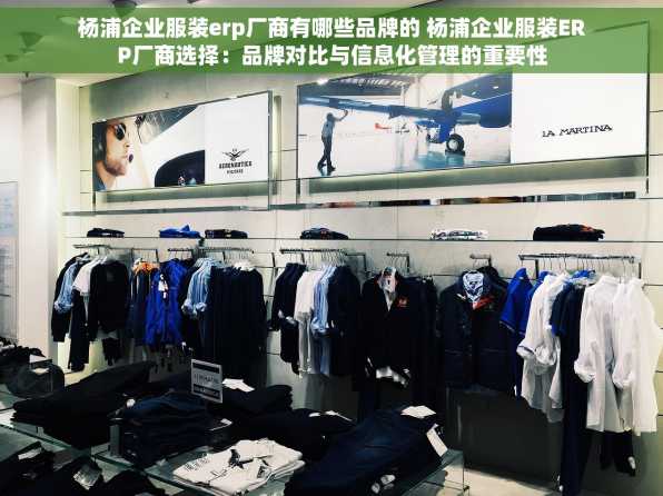 杨浦企业服装erp厂商有哪些品牌的 杨浦企业服装ERP厂商选择：品牌对比与信息化管理的重要性