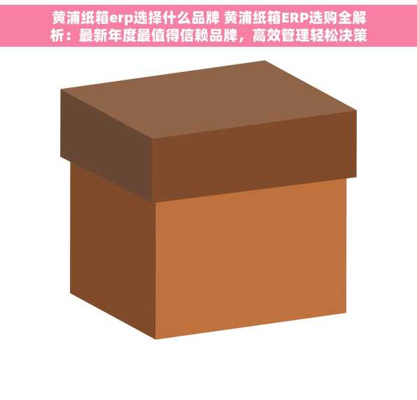 黄浦纸箱erp选择什么品牌 黄浦纸箱ERP选购全解析：最新年度最值得信赖品牌，高效管理轻松决策推荐