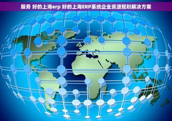 服务 好的上海erp 好的上海ERP系统企业资源规划解决方案
