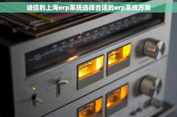 诚信的上海erp系统选择合适的erp系统方案
