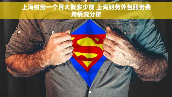 上海财务一个月大概多少钱 上海财务外包服务费用情况分析