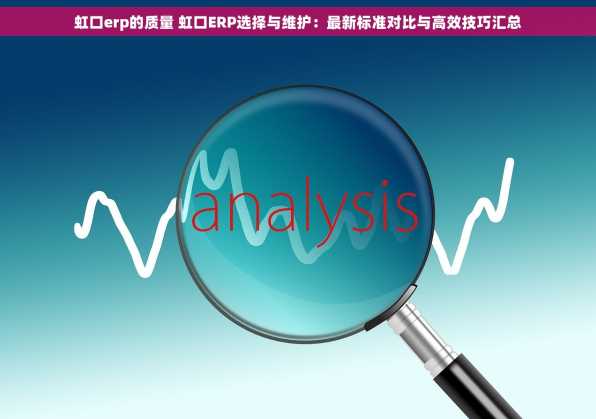 虹口erp的质量 虹口ERP选择与维护：最新标准对比与高效技巧汇总