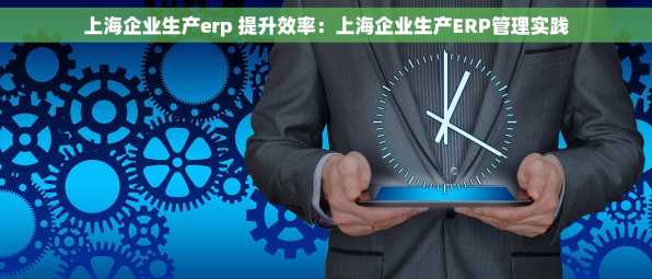 上海企业生产erp 提升效率：上海企业生产ERP管理实践