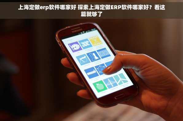 上海定做erp软件哪家好 探索上海定做ERP软件哪家好？看这篇就够了