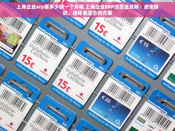 上海企业erp要多少钱一个月呢 上海企业ERP选型全攻略：避免踩坑，选择最适合的方案
