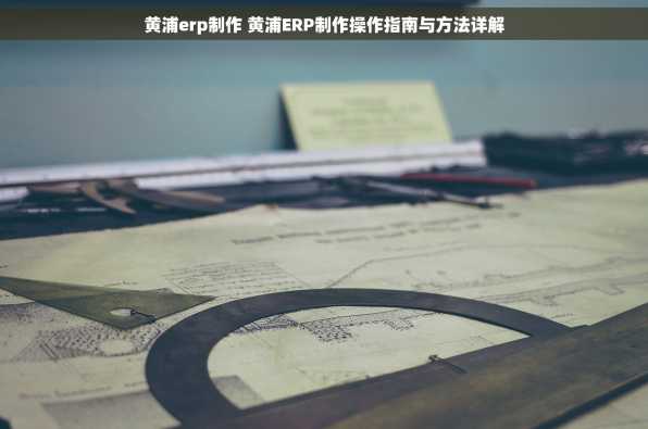 黄浦erp制作 黄浦ERP制作操作指南与方法详解