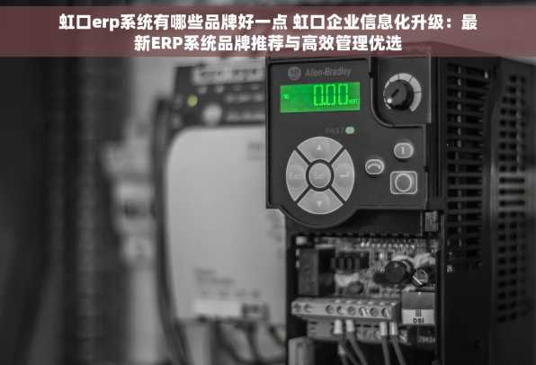 虹口erp系统有哪些品牌好一点 虹口企业信息化升级：最新ERP系统品牌推荐与高效管理优选