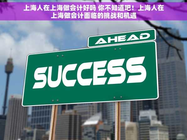 上海人在上海做会计好吗 你不知道吧！上海人在上海做会计面临的挑战和机遇