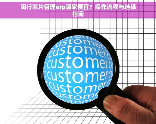 闽行芯片管理erp哪家便宜？操作流程与选择指南