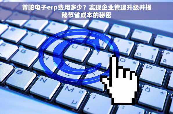 普陀电子erp费用多少？实现企业管理升级并揭秘节省成本的秘密