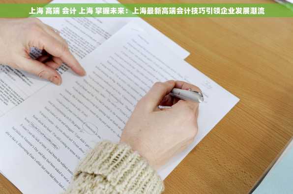 上海 高端 会计 上海 掌握未来：上海最新高端会计技巧引领企业发展潮流