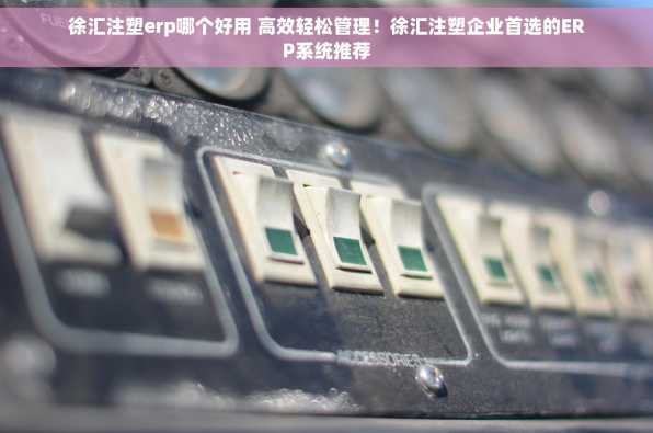 徐汇注塑erp哪个好用 高效轻松管理！徐汇注塑企业首选的ERP系统推荐