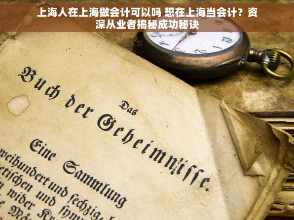 上海人在上海做会计可以吗 想在上海当会计？资深从业者揭秘成功秘诀