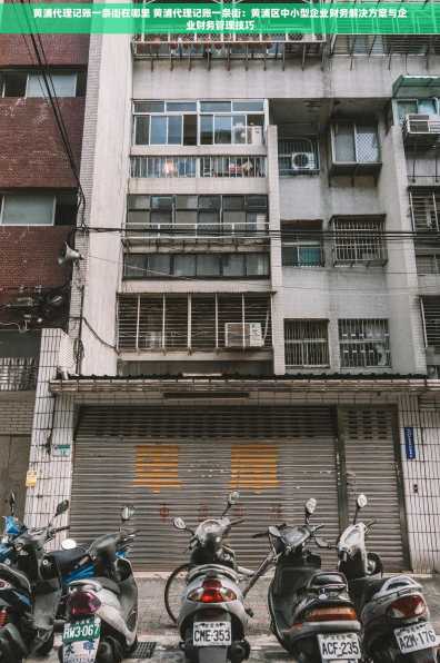 黄浦代理记账一条街在哪里 黄浦代理记账一条街：黄浦区中小型企业财务解决方案与企业财务管理技巧