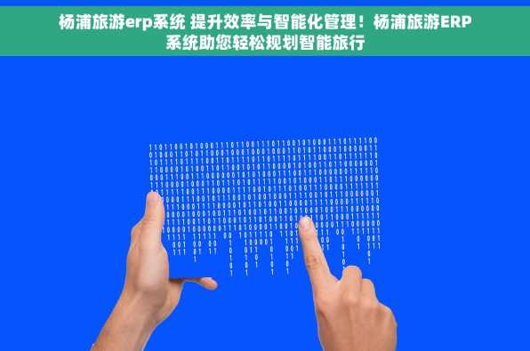 杨浦旅游erp系统 提升效率与智能化管理！杨浦旅游ERP系统助您轻松规划智能旅行