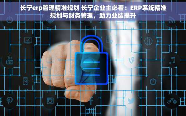 长宁erp管理精准规划 长宁企业主必看：ERP系统精准规划与财务管理，助力业绩提升