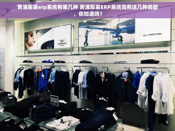 黄浦服装erp系统有哪几种 黄浦服装ERP系统竟有这几种类型，你知道吗？