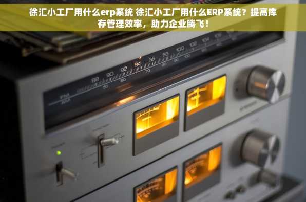 徐汇小工厂用什么erp系统 徐汇小工厂用什么ERP系统？提高库存管理效率，助力企业腾飞！