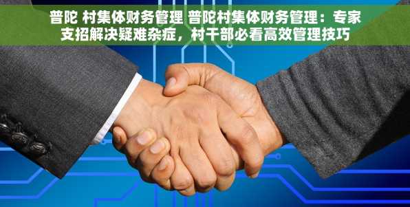 普陀 村集体财务管理 普陀村集体财务管理：专家支招解决疑难杂症，村干部必看高效管理技巧
