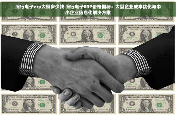 闽行电子erp大概多少钱 闽行电子ERP价格揭秘：大型企业成本优化与中小企业信息化解决方案