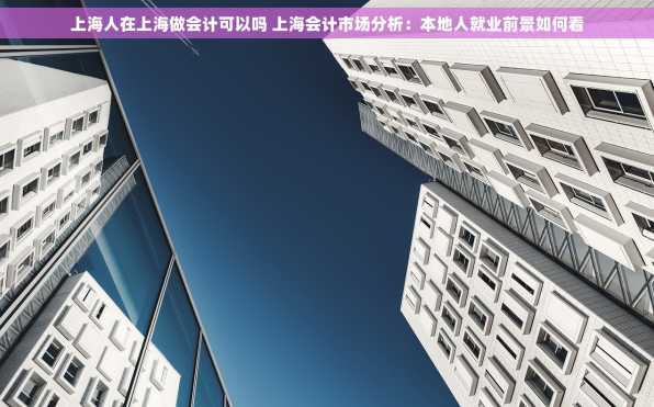 上海人在上海做会计可以吗 上海会计市场分析：本地人就业前景如何看