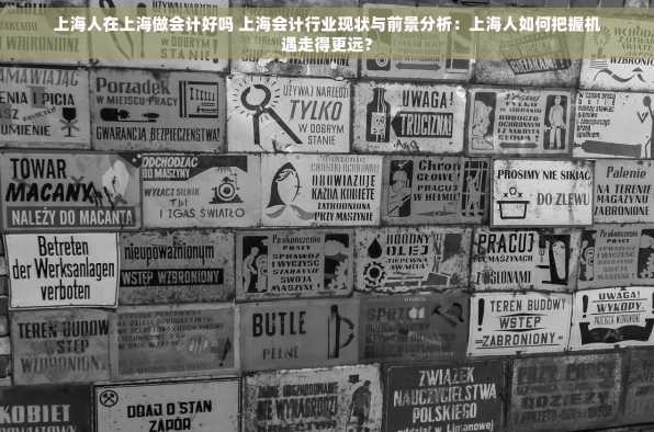 上海人在上海做会计好吗 上海会计行业现状与前景分析：上海人如何把握机遇走得更远？