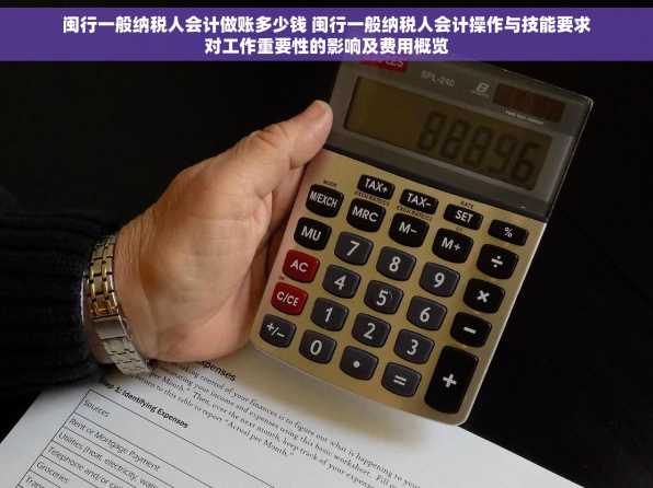 闽行一般纳税人会计做账多少钱 闽行一般纳税人会计操作与技能要求对工作重要性的影响及费用概览