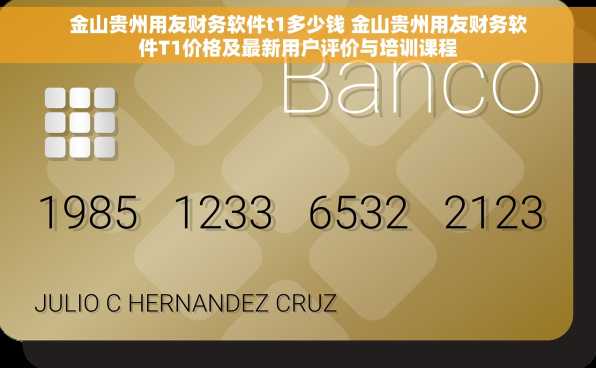 金山贵州用友财务软件t1多少钱 金山贵州用友财务软件T1价格及最新用户评价与培训课程