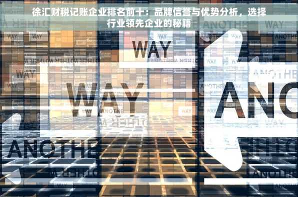 徐汇财税记账企业排名前十：品牌信誉与优势分析，选择行业领先企业的秘籍