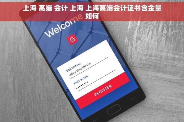 上海 高端 会计 上海 上海高端会计证书含金量如何