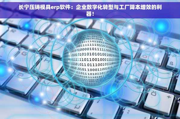 长宁压铸模具erp软件：企业数字化转型与工厂降本增效的利器！