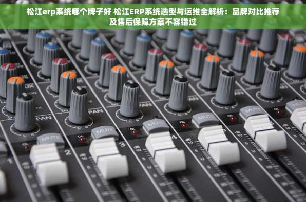 松江erp系统哪个牌子好 松江ERP系统选型与运维全解析：品牌对比推荐及售后保障方案不容错过