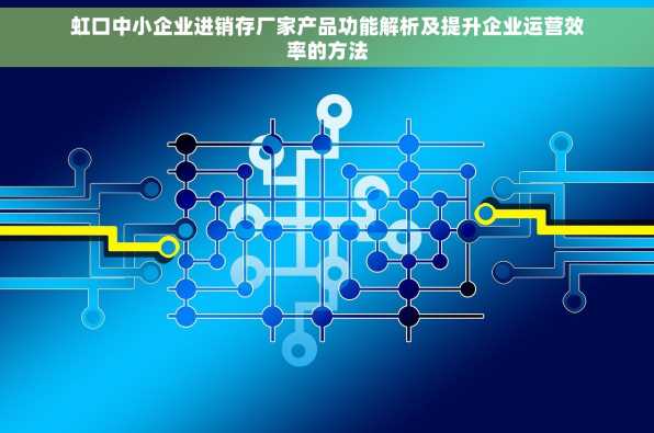 虹口中小企业进销存厂家产品功能解析及提升企业运营效率的方法