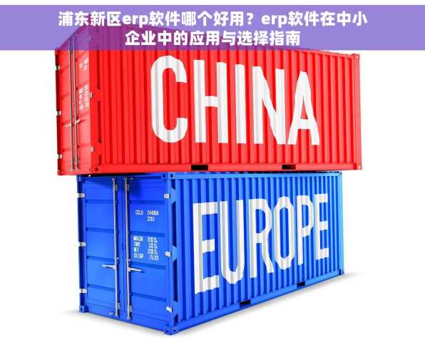 浦东新区erp软件哪个好用？erp软件在中小企业中的应用与选择指南