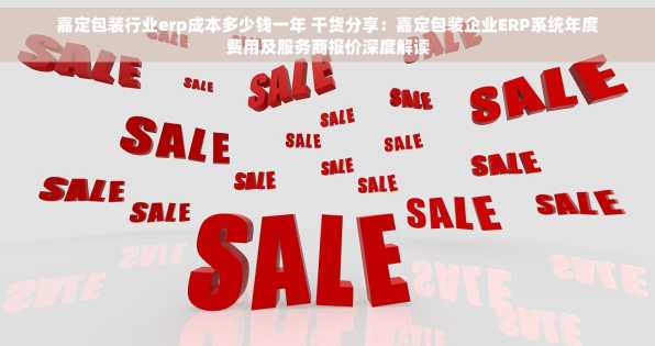 嘉定包装行业erp成本多少钱一年 干货分享：嘉定包装企业ERP系统年度费用及服务商报价深度解读