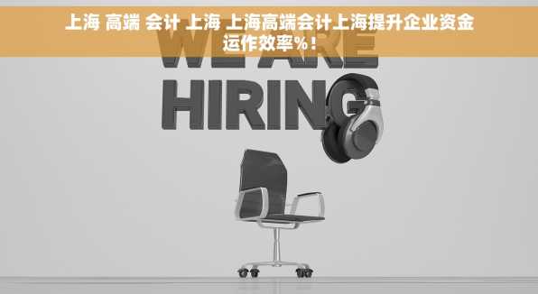 上海 高端 会计 上海 上海高端会计上海提升企业资金运作效率%！