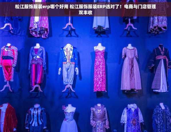 松江服饰服装erp哪个好用 松江服饰服装ERP选对了！电商与门店管理双丰收